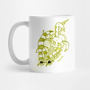 Cloud Monsters Black & Yellow Mug